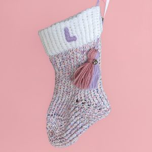 Medium Personalised Rainbow Xmas Stocking